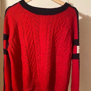 (M) Red & Black Tommy Hilfiger Sweater